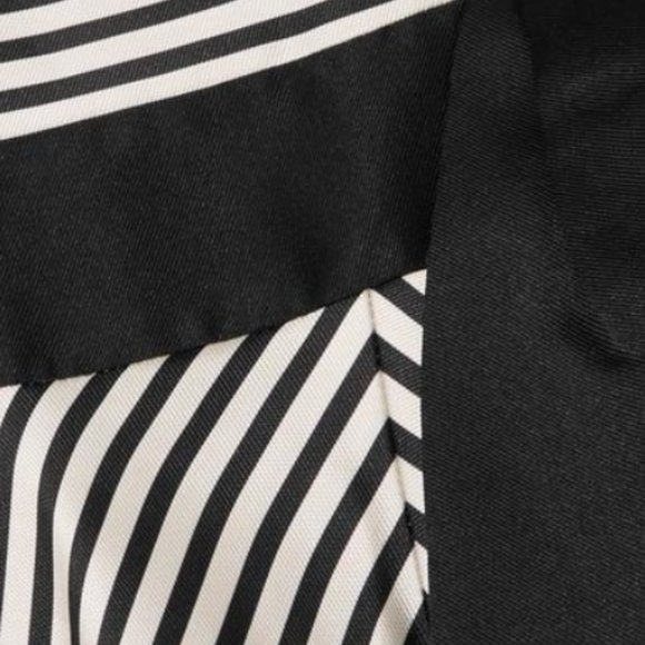 Halston | Strapless Striped Faille Gown - Picture 2 of 8